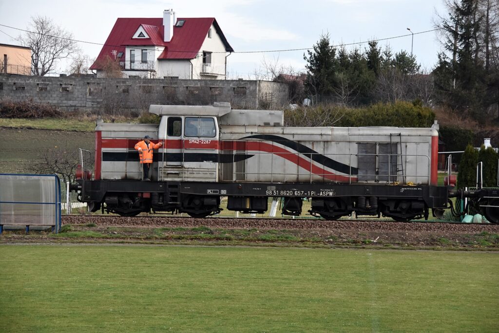 Jugowice - odnawiana linia kolejowa
